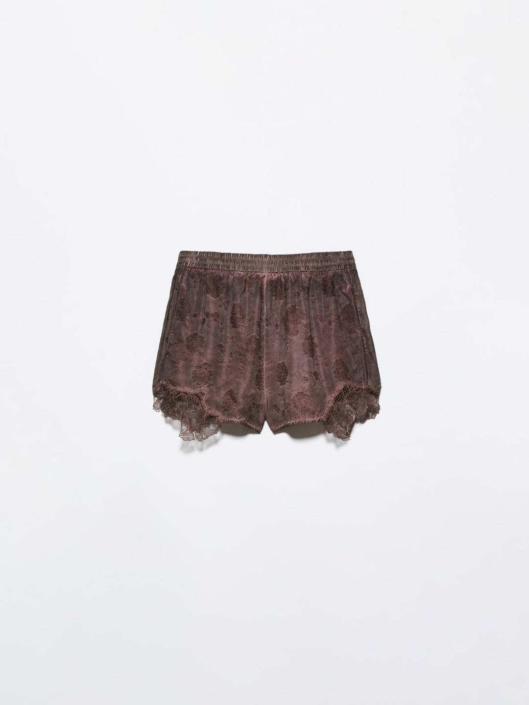 Shorts jacquard con pizzo | Max&Co Shorts jacquard con pizzo | Max&Co
