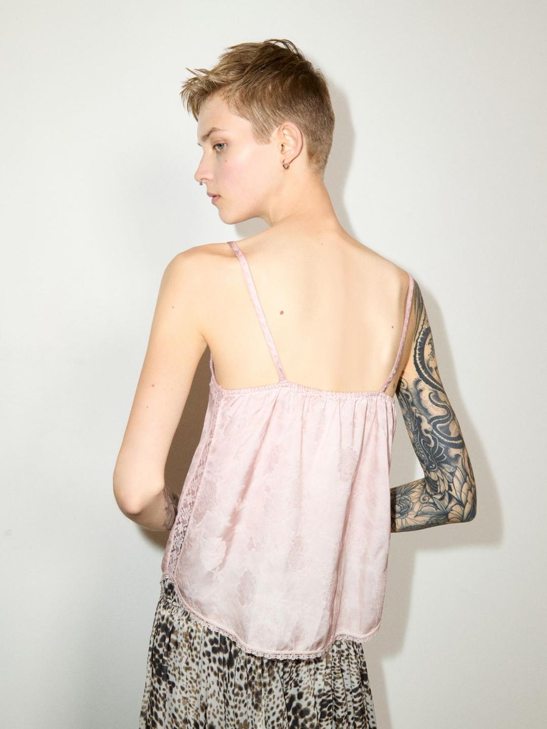 Top jacquard con pizzo | Max&Co Top jacquard con pizzo - vista alternativa - 30 | Max&Co