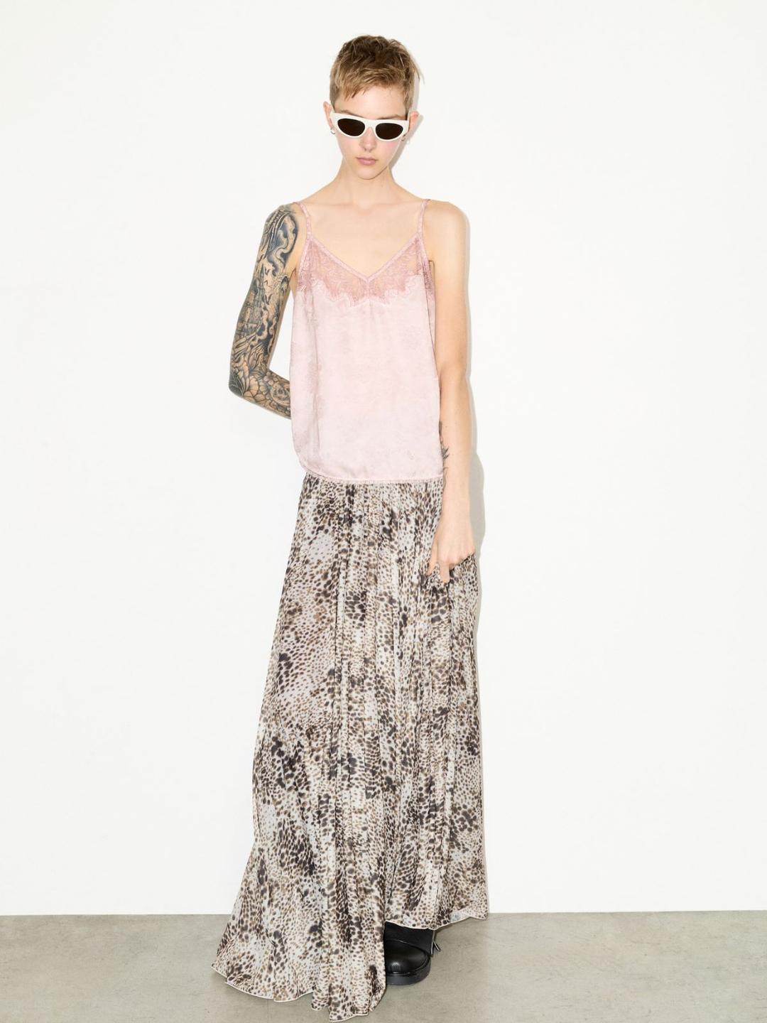 Top jacquard con pizzo | Max&Co Top jacquard con pizzo - vista alternativa - 30 | Max&Co