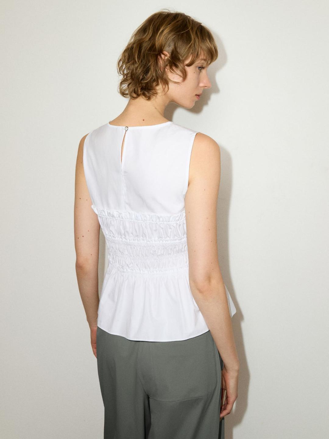 Top con arricciature e ruches | Max&Co Top con arricciature e ruches - vista alternativa - 33 | Max&Co