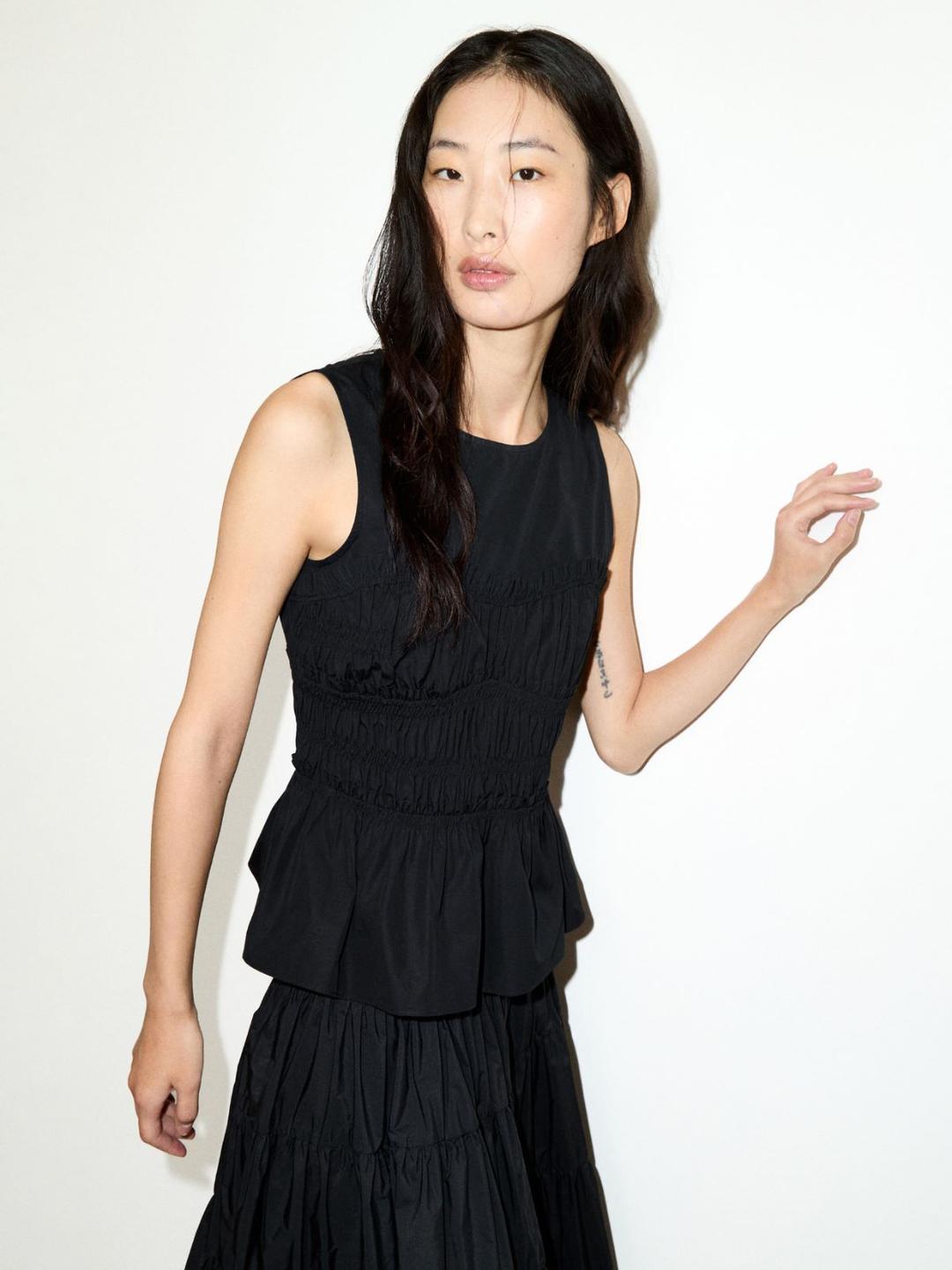 Top con arricciature e ruches | Max&Co Top con arricciature e ruches - vista alternativa - 34 | Max&Co