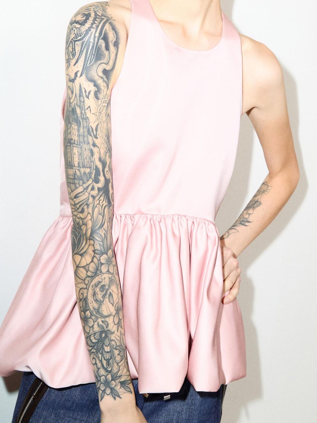 Top peplum in duchesse | Max&Co Top peplum in duchesse - vista alternativa - 17 | Max&Co