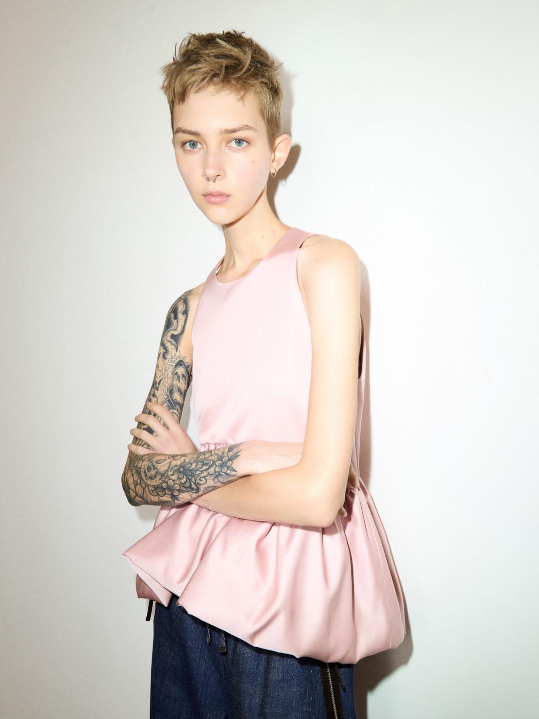 Top peplum in duchesse | Max&Co Top peplum in duchesse - vista alternativa - 17 | Max&Co