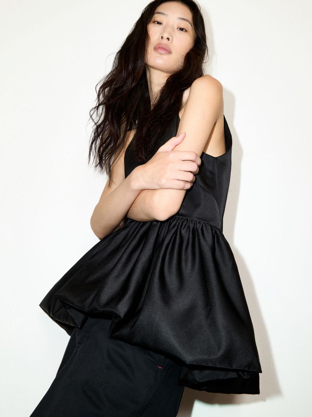 Top peplum in duchesse | Max&Co Top peplum in duchesse - vista alternativa - 5 | Max&Co