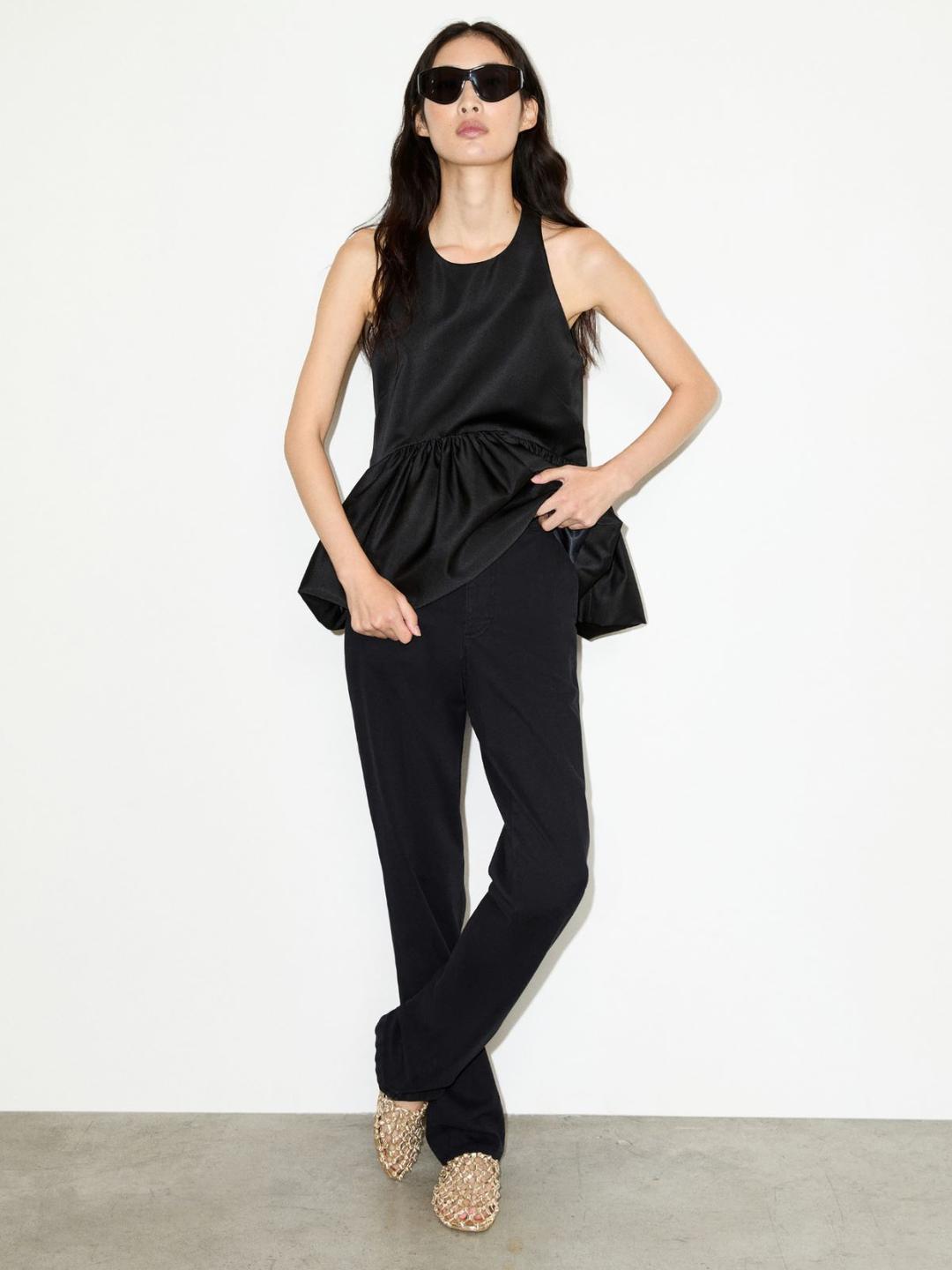 Top peplum in duchesse | Max&Co Top peplum in duchesse - vista alternativa - 5 | Max&Co