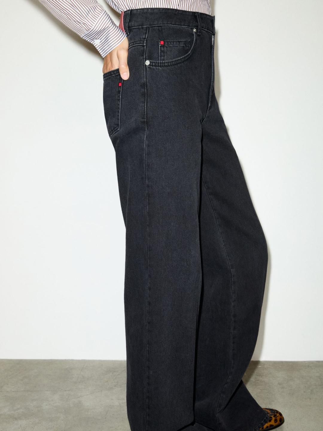 Jeans wide leg nero | Max&Co Jeans wide leg nero - vista alternativa - 35 | Max&Co