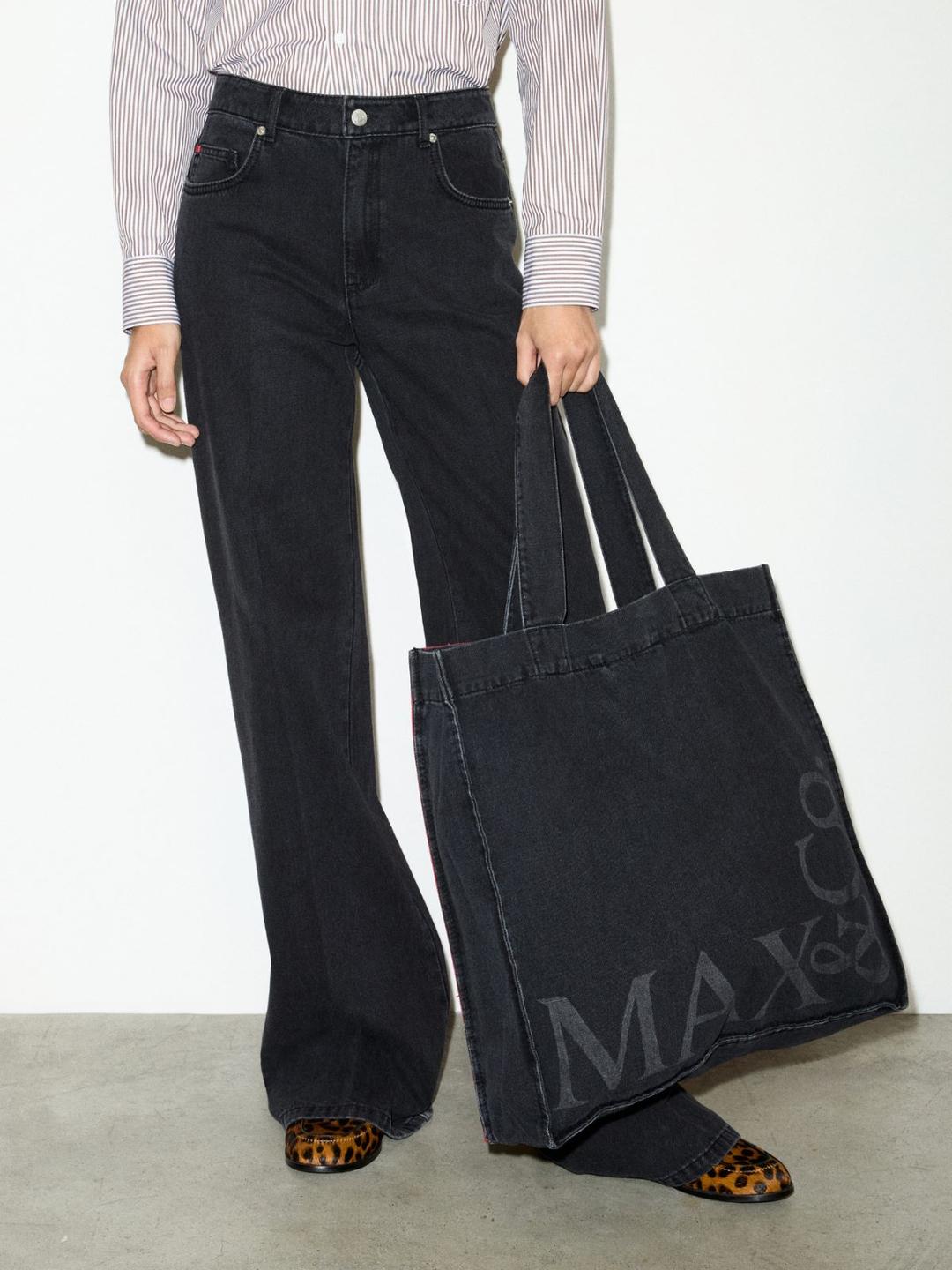 Jeans wide leg nero | Max&Co Jeans wide leg nero - vista alternativa - 35 | Max&Co