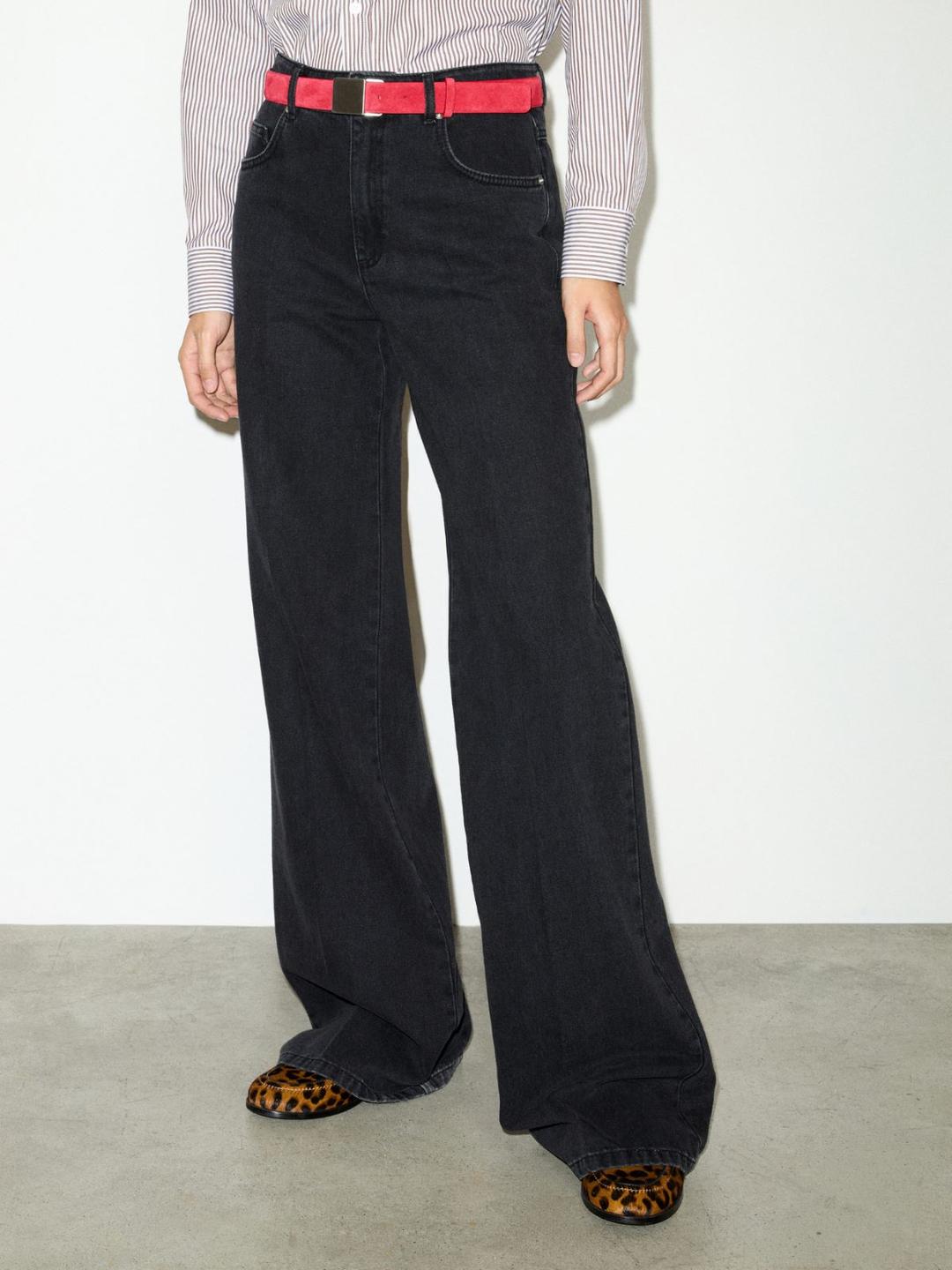 Jeans wide leg nero | Max&Co Jeans wide leg nero - vista alternativa - 35 | Max&Co