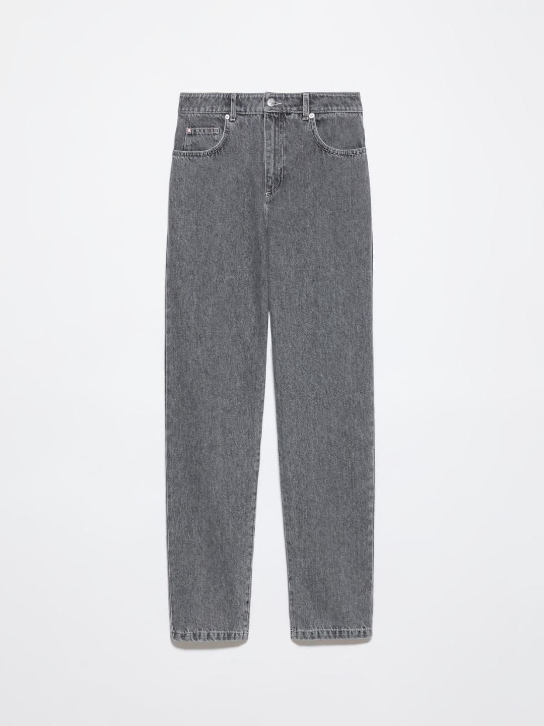 Jeans slim fit grigio | Max&Co Jeans slim fit grigi con finitura délavé e vita regolare, realizzati in denim morbido di cotone e viscosa. | Max&Co