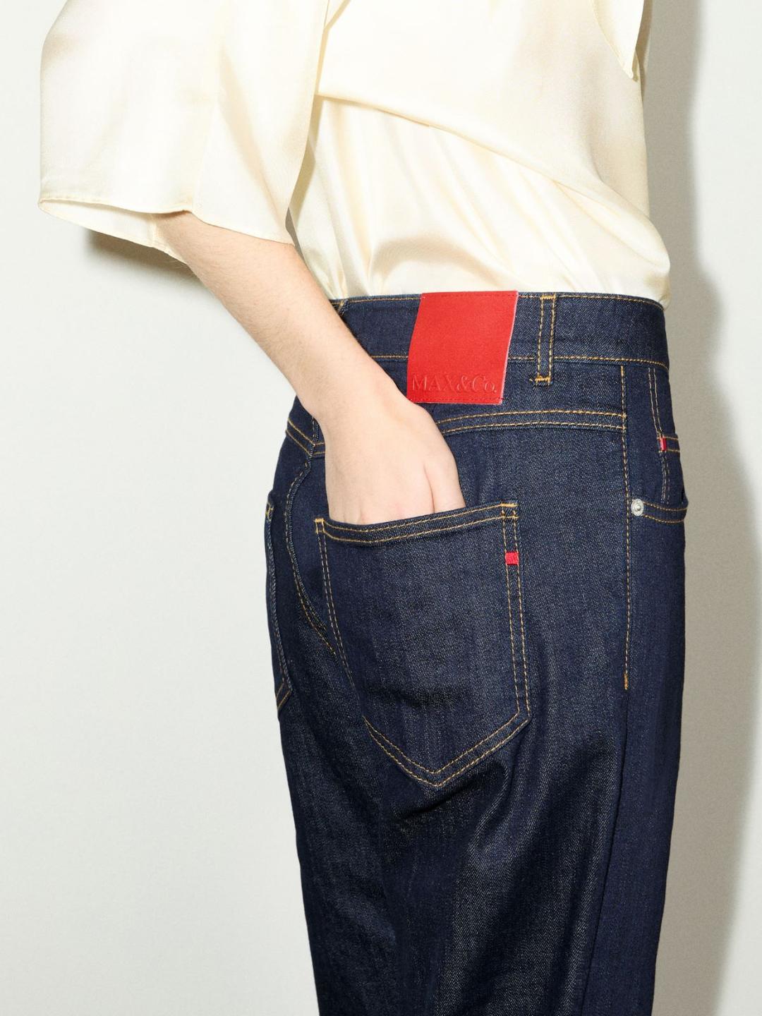 Jeans wide leg raw blue | Max&Co Jeans wide leg raw blue - vista alternativa - 9 | Max&Co