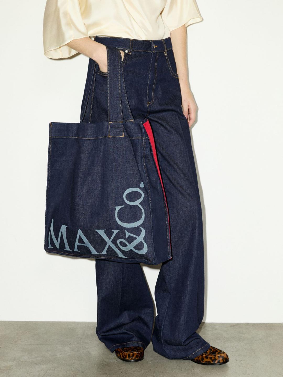Jeans wide leg raw blue | Max&Co Jeans wide leg raw blue - vista alternativa - 9 | Max&Co