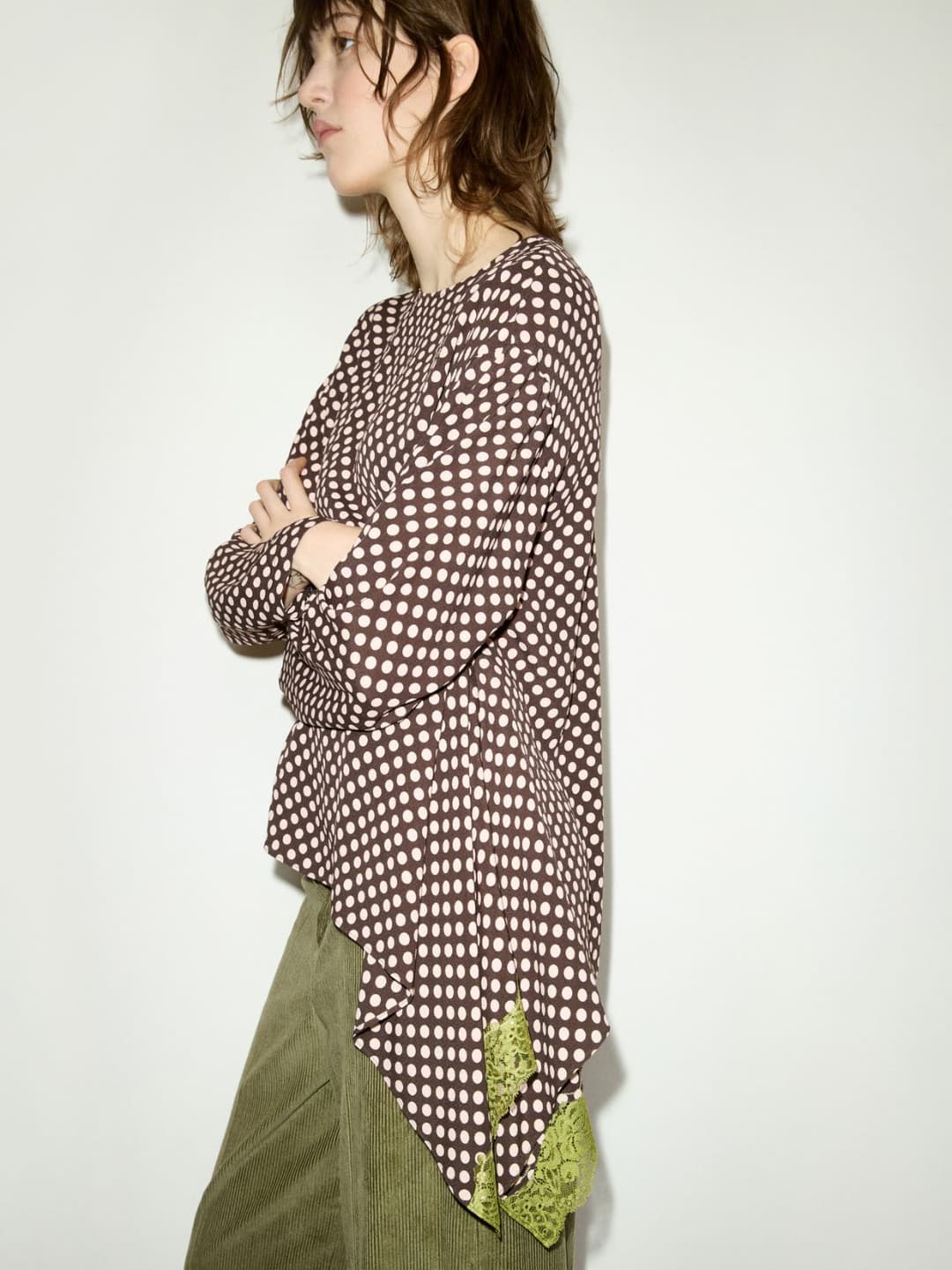 Blusa fluida con pizzo | Max&Co Blusa fluida con pizzo - vista alternativa - 9 | Max&Co