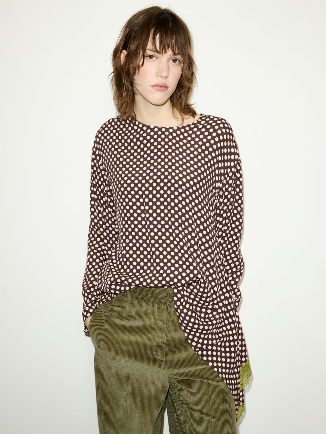 Blusa fluida con pizzo | Max&Co Blusa fluida con pizzo - vista alternativa - 9 | Max&Co