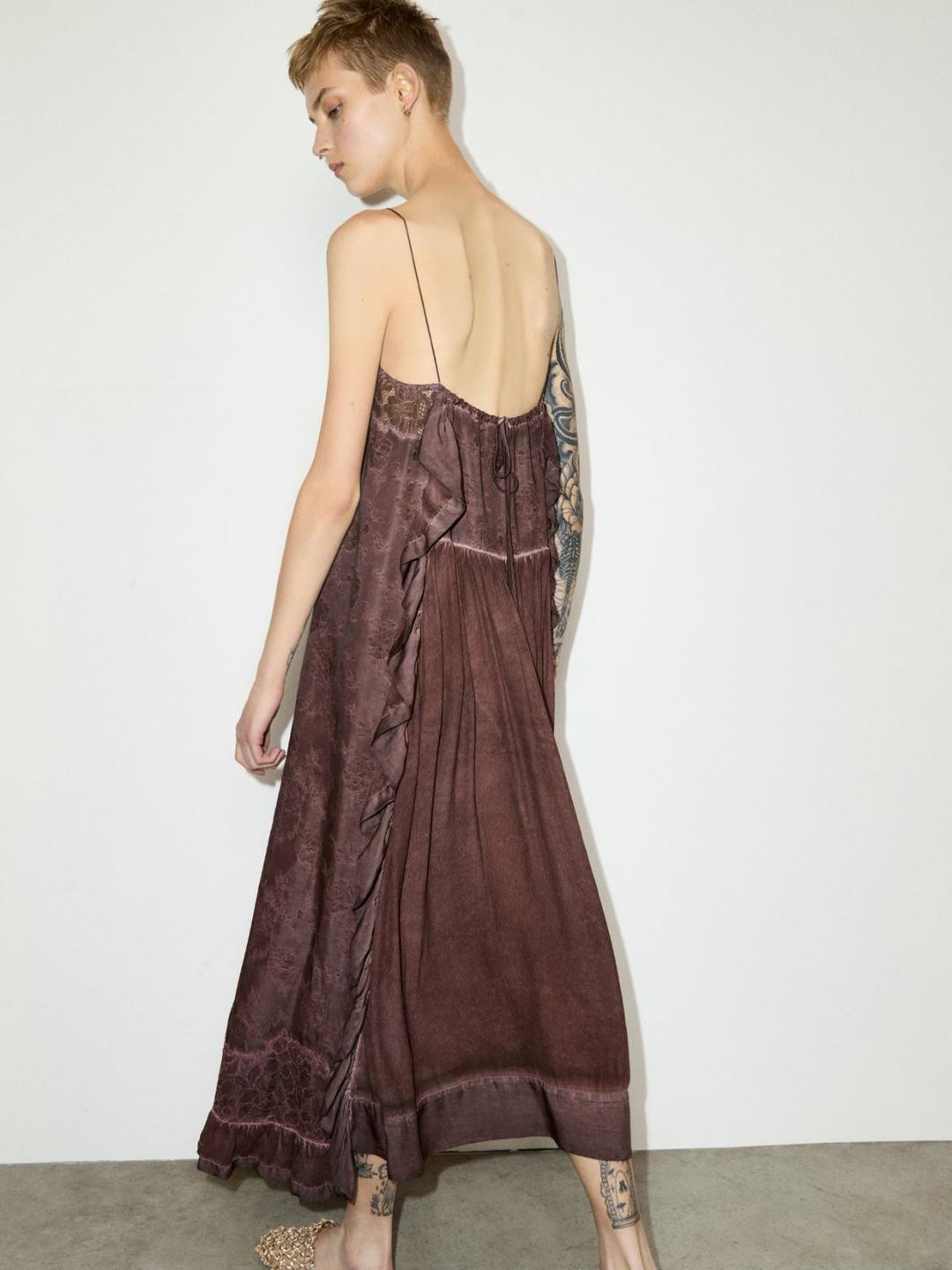 Maxi dress jacquard con pizzo | Max&Co Maxi dress jacquard con pizzo - vista alternativa - 33 | Max&Co