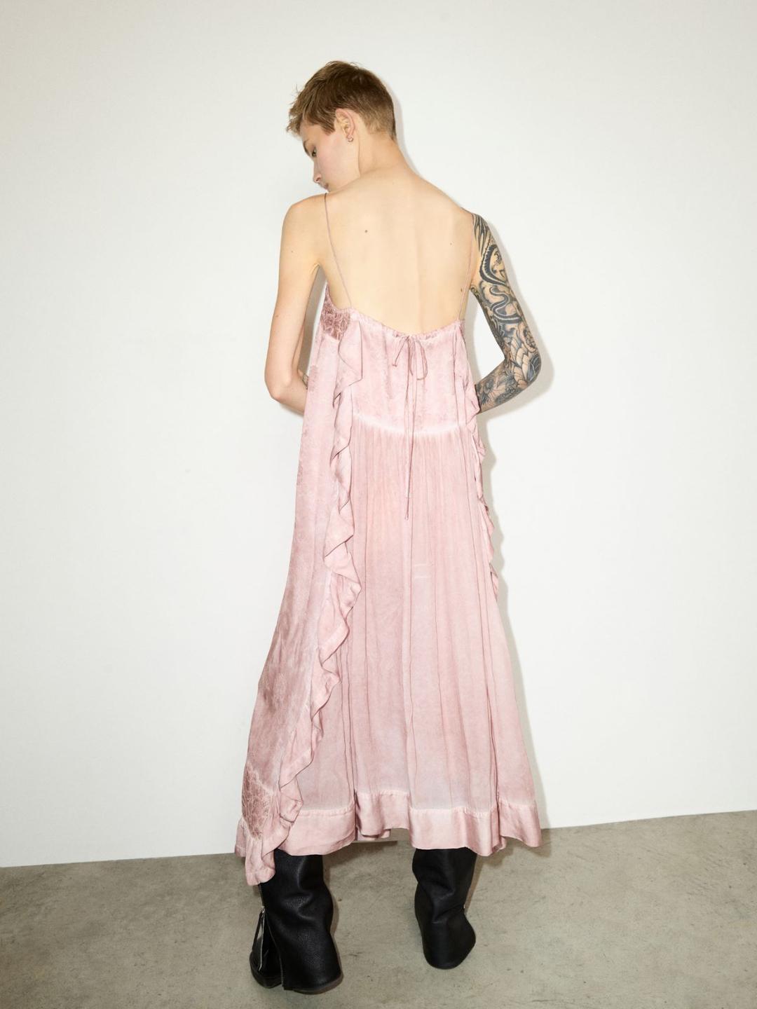 Maxi dress jacquard con pizzo | Max&Co Maxi dress jacquard con pizzo - vista alternativa - 31 | Max&Co