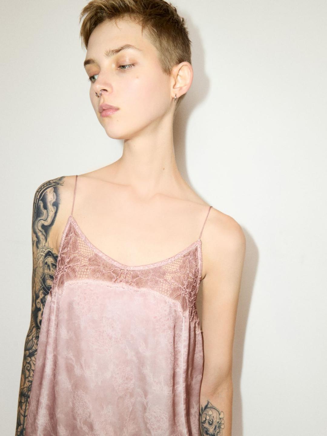 Maxi dress jacquard con pizzo | Max&Co Maxi dress jacquard con pizzo - vista alternativa - 31 | Max&Co