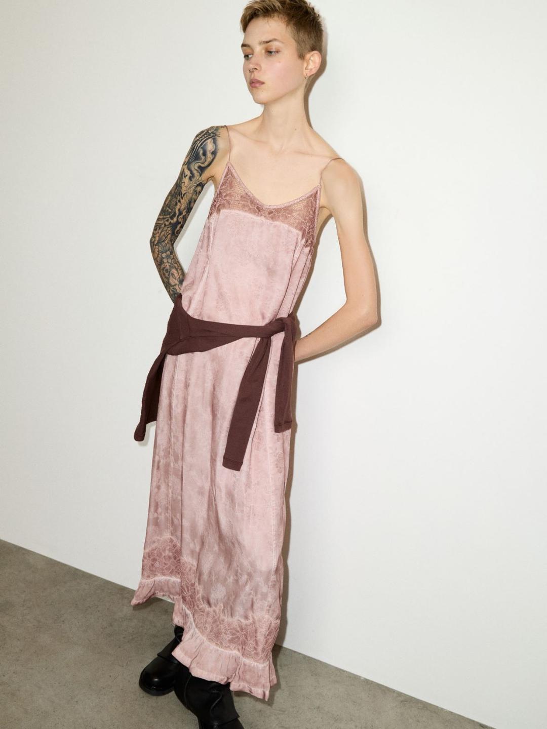 Maxi dress jacquard con pizzo | Max&Co Maxi dress jacquard con pizzo - vista alternativa - 31 | Max&Co