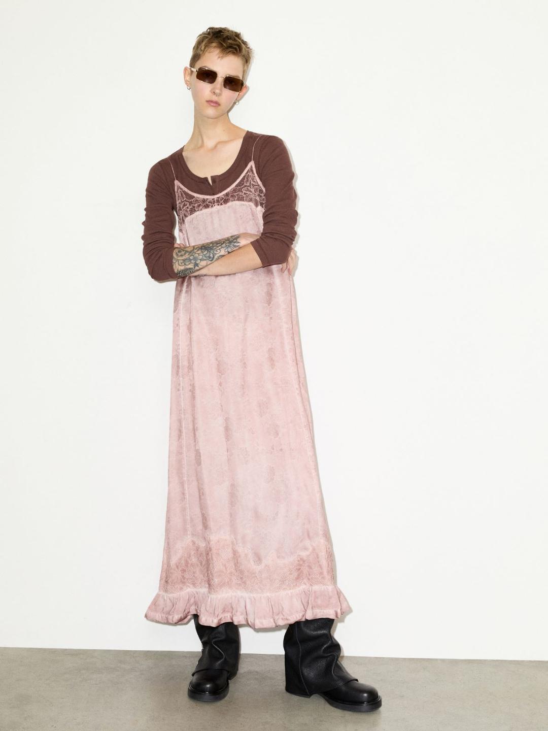 Maxi dress jacquard con pizzo | Max&Co Maxi dress jacquard con pizzo - vista alternativa - 31 | Max&Co