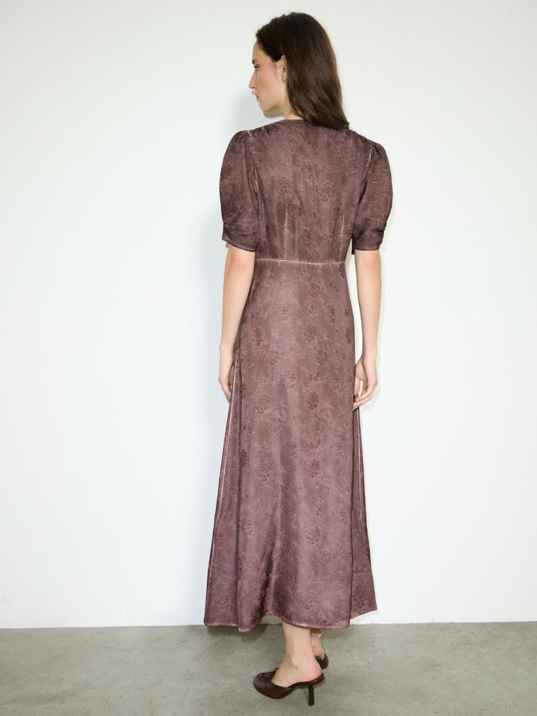 Abito jacquard floreale | Max&Co Abito jacquard floreale - vista alternativa - 1 | Max&Co