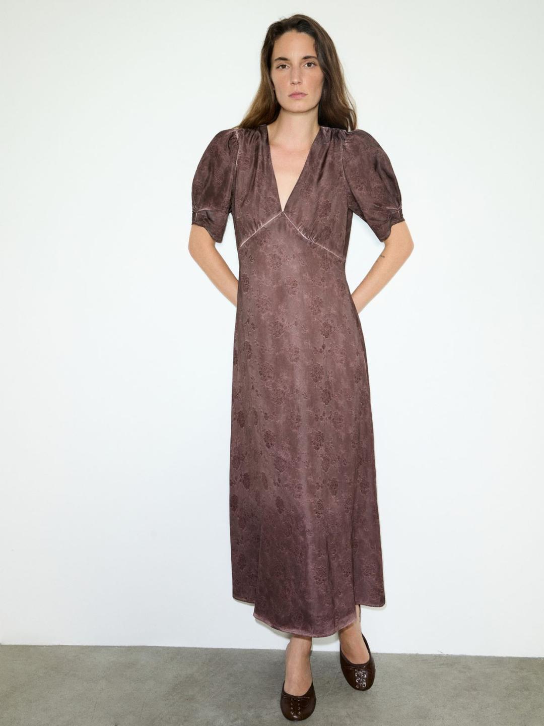 Abito jacquard floreale | Max&Co Abito jacquard floreale - vista alternativa - 1 | Max&Co