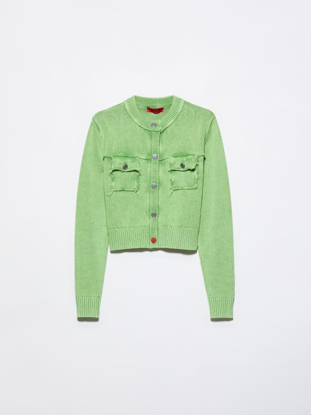 Cardigan in cotone stone washed | Max&Co Cardigan in cotone stone washed | Max&Co