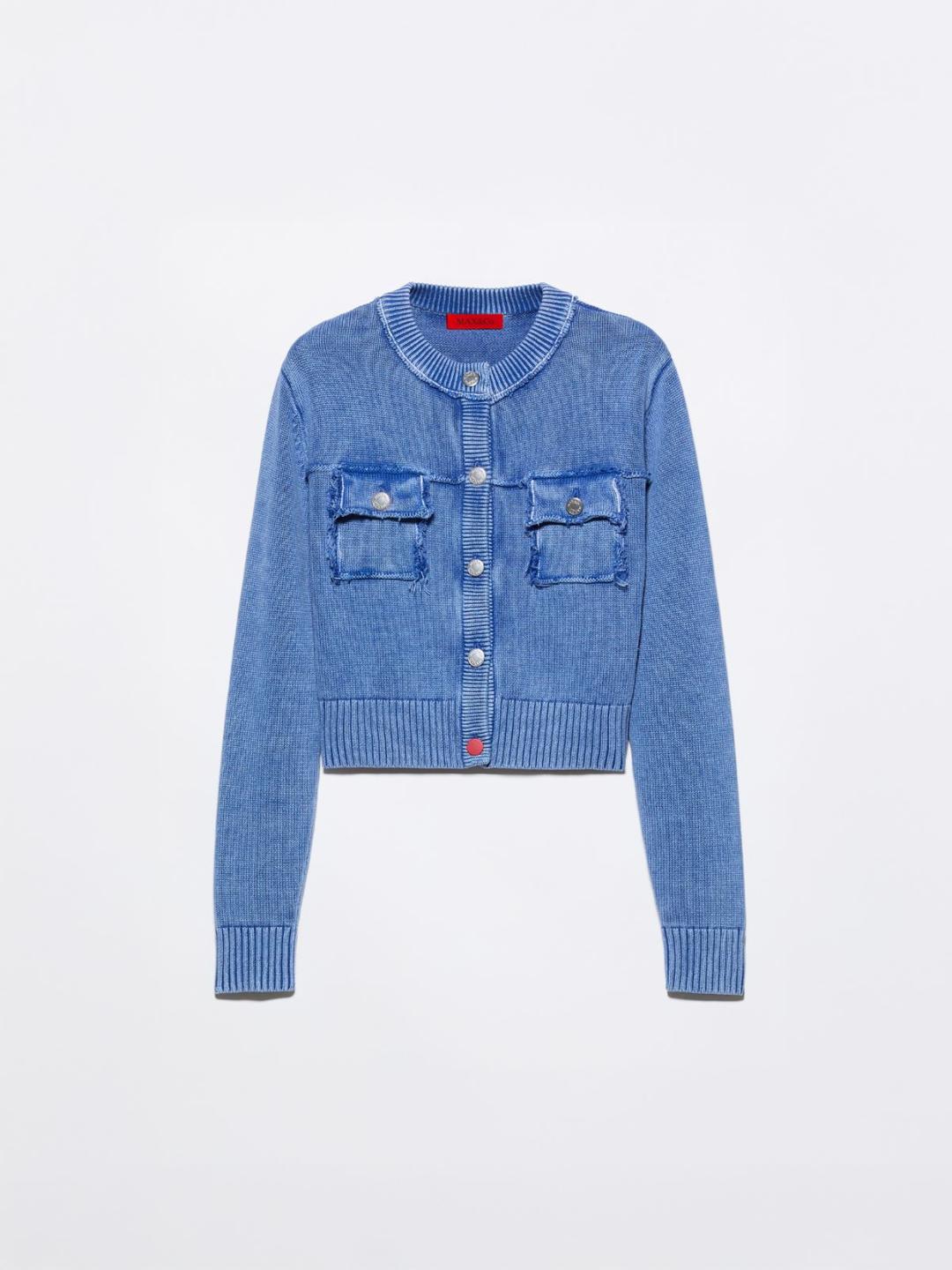 Cardigan in cotone stone washed | Max&Co Cardigan in cotone stone washed | Max&Co