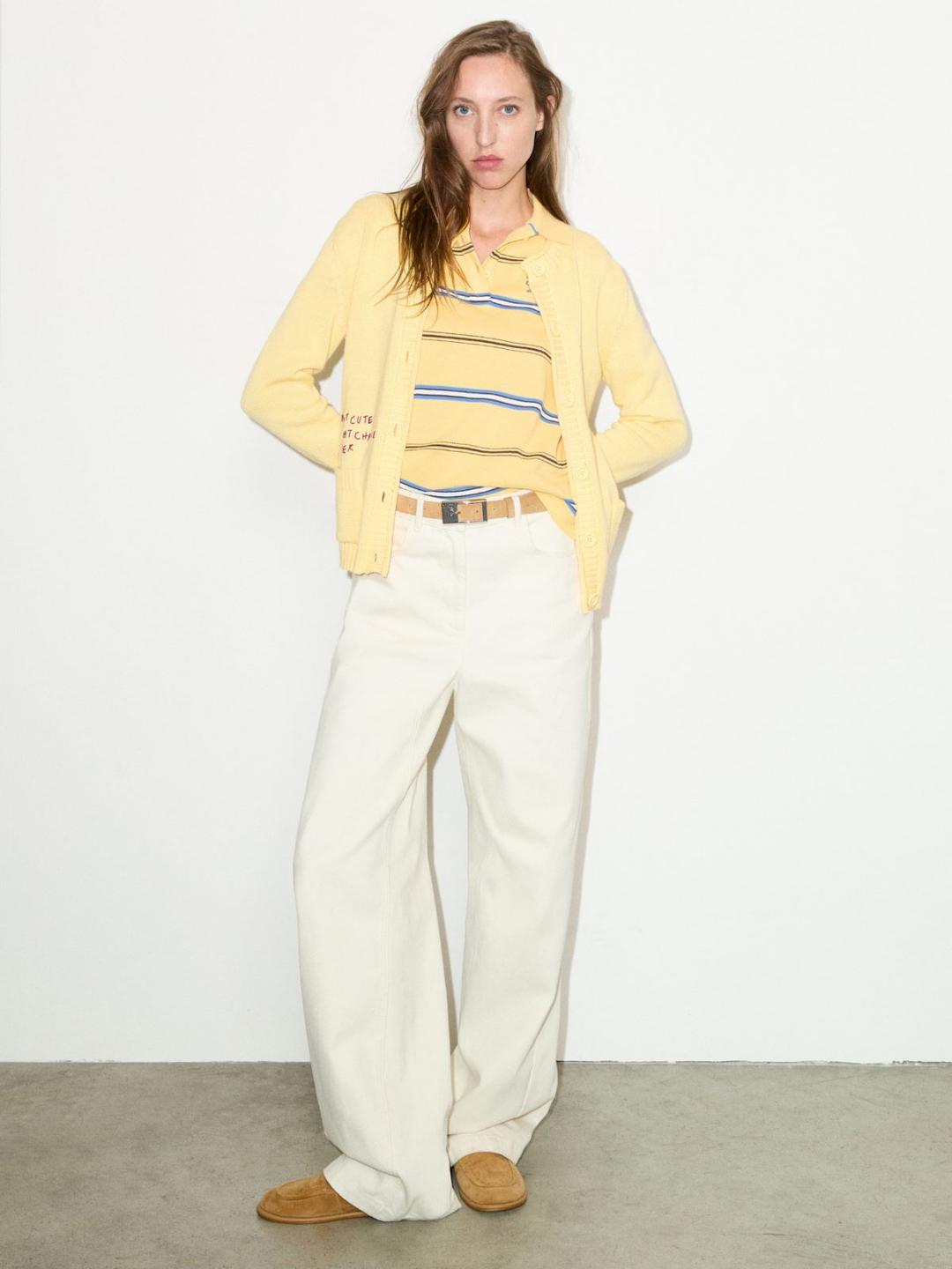 Cardigan in cotone con ricamo | Max&Co Cardigan in cotone con ricamo - vista alternativa - 6 | Max&Co