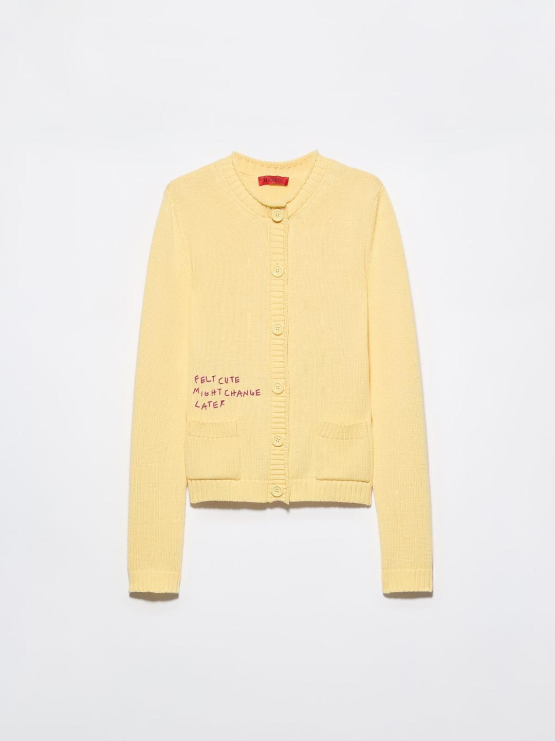 Cardigan in cotone con ricamo | Max&Co Cardigan in cotone con ricamo | Max&Co