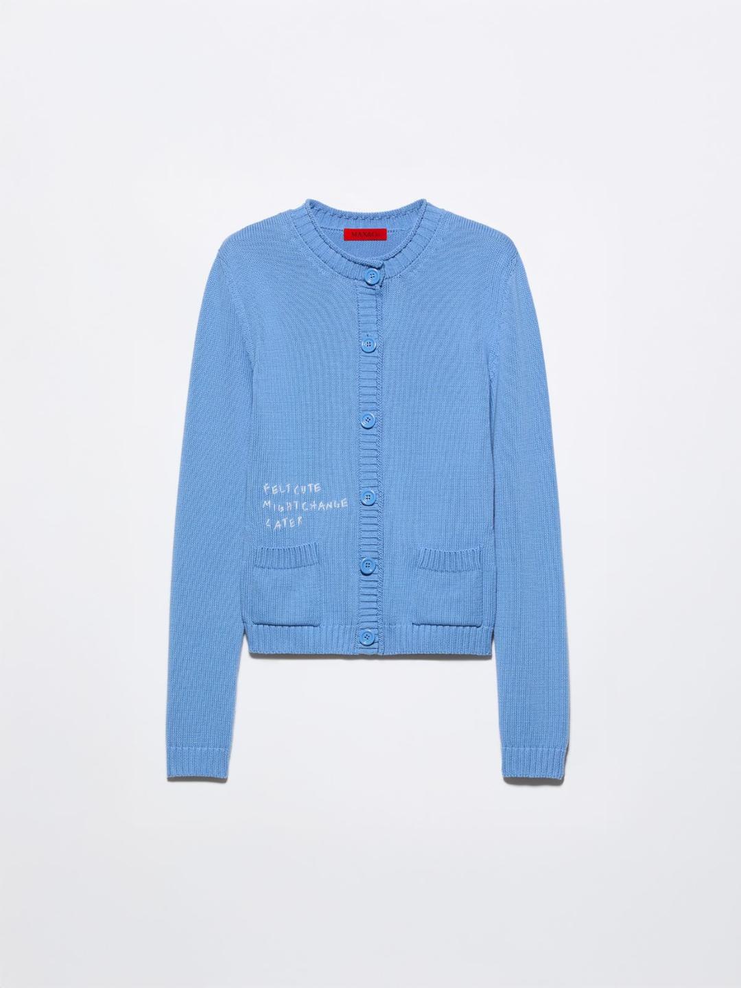 Cardigan in cotone con ricamo | Max&Co Cardigan in cotone con ricamo | Max&Co