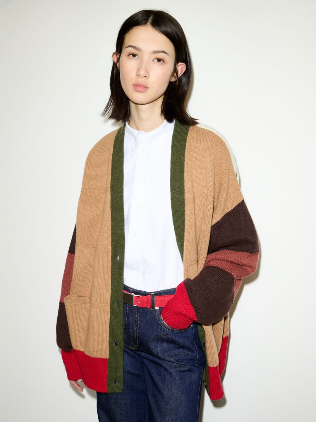 Cardigan oversize in pura lana | Max&Co Cardigan oversize in pura lana - vista alternativa - 1 | Max&Co