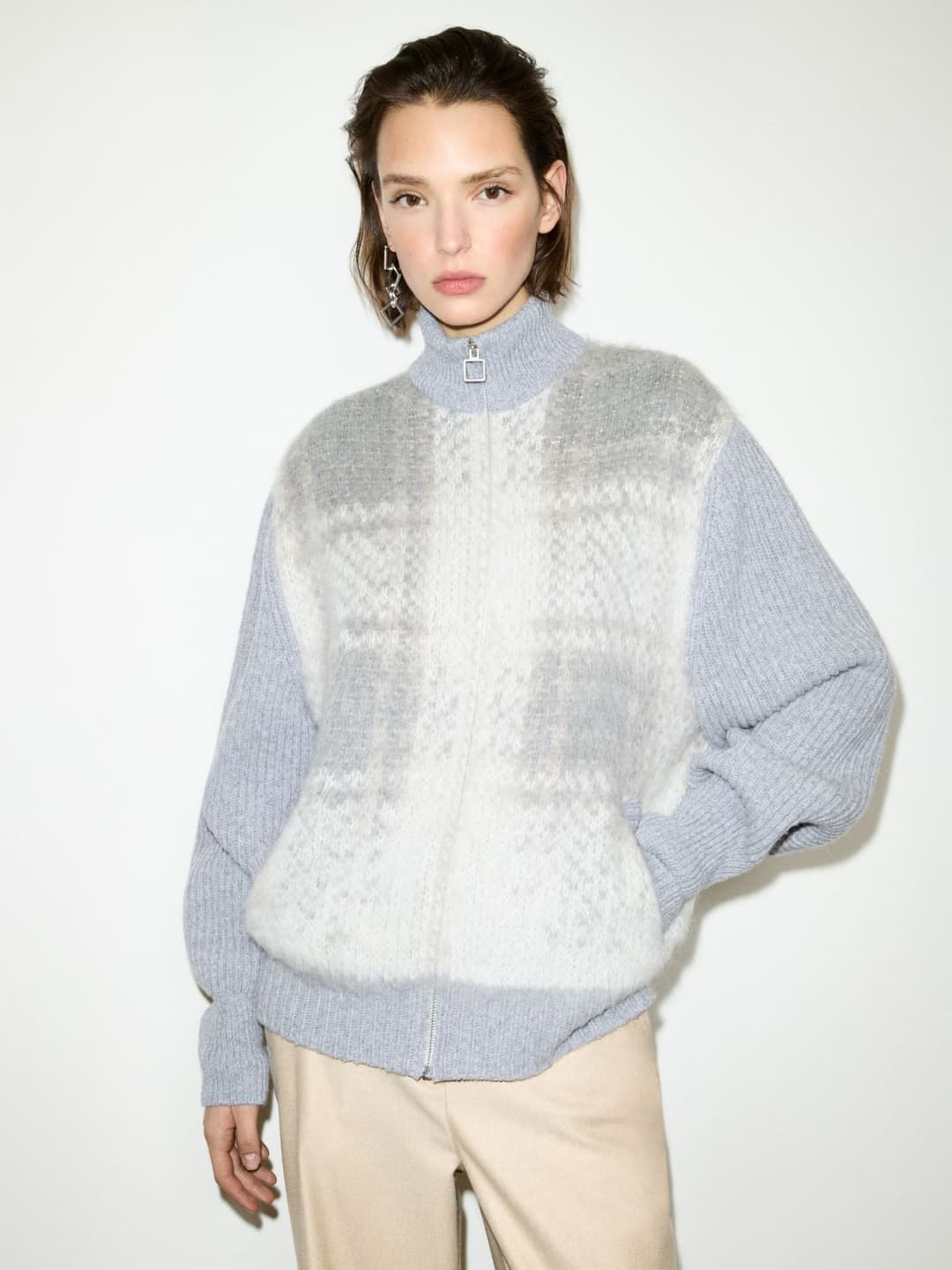 Bomber in maglia jacquard | Max&Co Bomber in maglia jacquard - vista alternativa - 9 | Max&Co