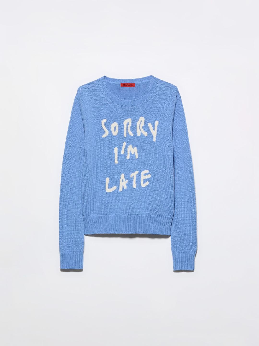 Maglia con lettering a intarsio | Max&Co Maglia con lettering a intarsio | Max&Co