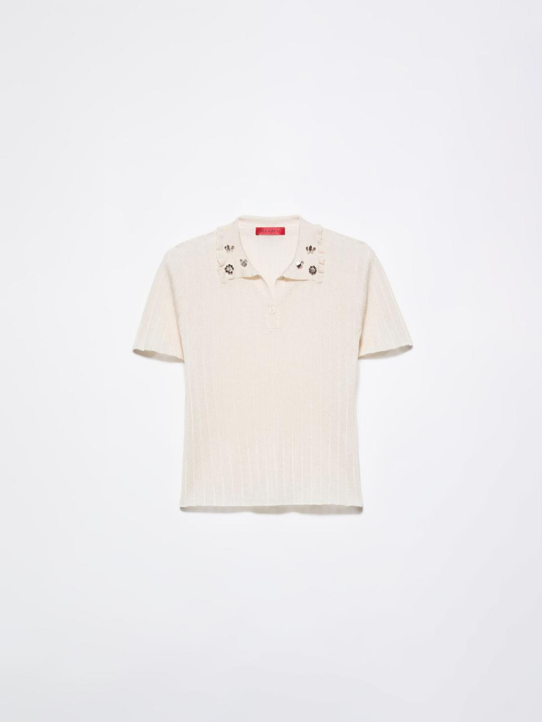 Polo con ricami bijou | Max&Co Polo con ricami bijou | Max&Co