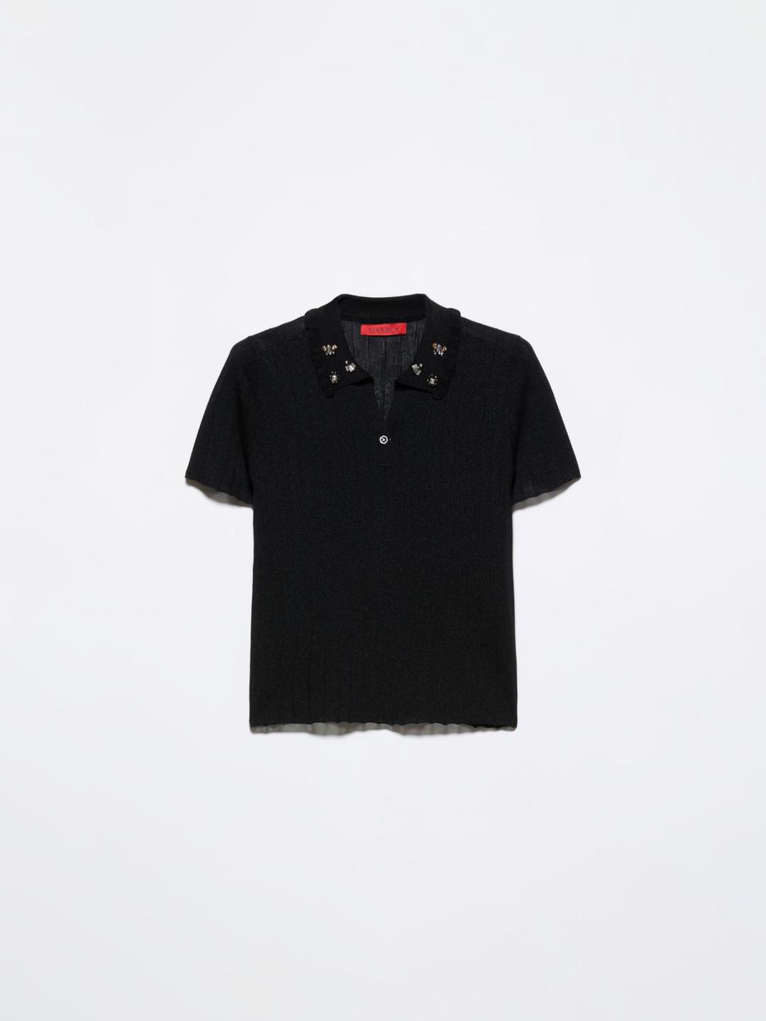 Polo con ricami bijou | Max&Co Polo con ricami bijou | Max&Co