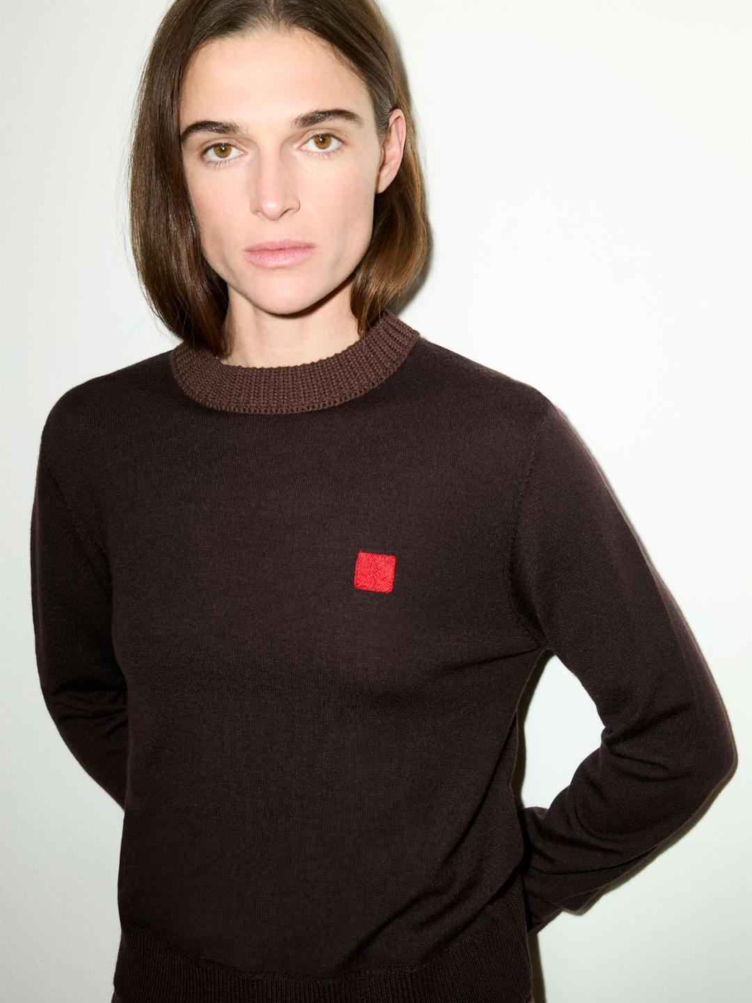 Maglia girocollo in lana merino | Max&Co Maglia girocollo in lana merino - vista alternativa - 11 | Max&Co
