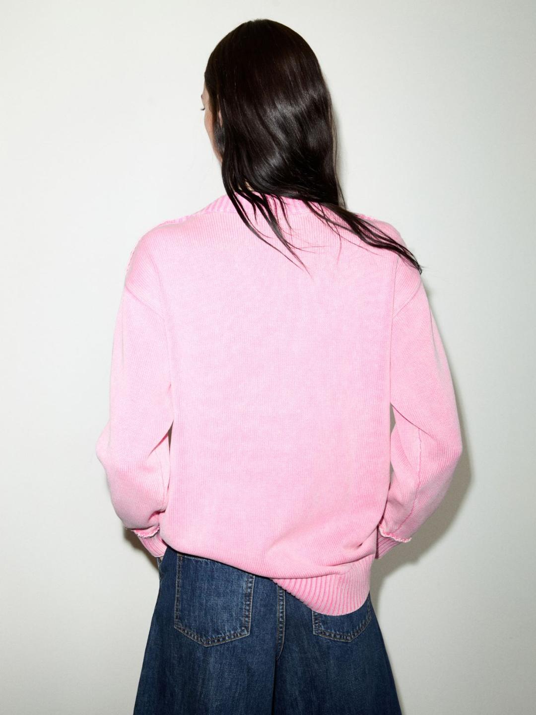 Pull in cotone stone washed | Max&Co Pull in cotone stone washed - vista alternativa - 8 | Max&Co