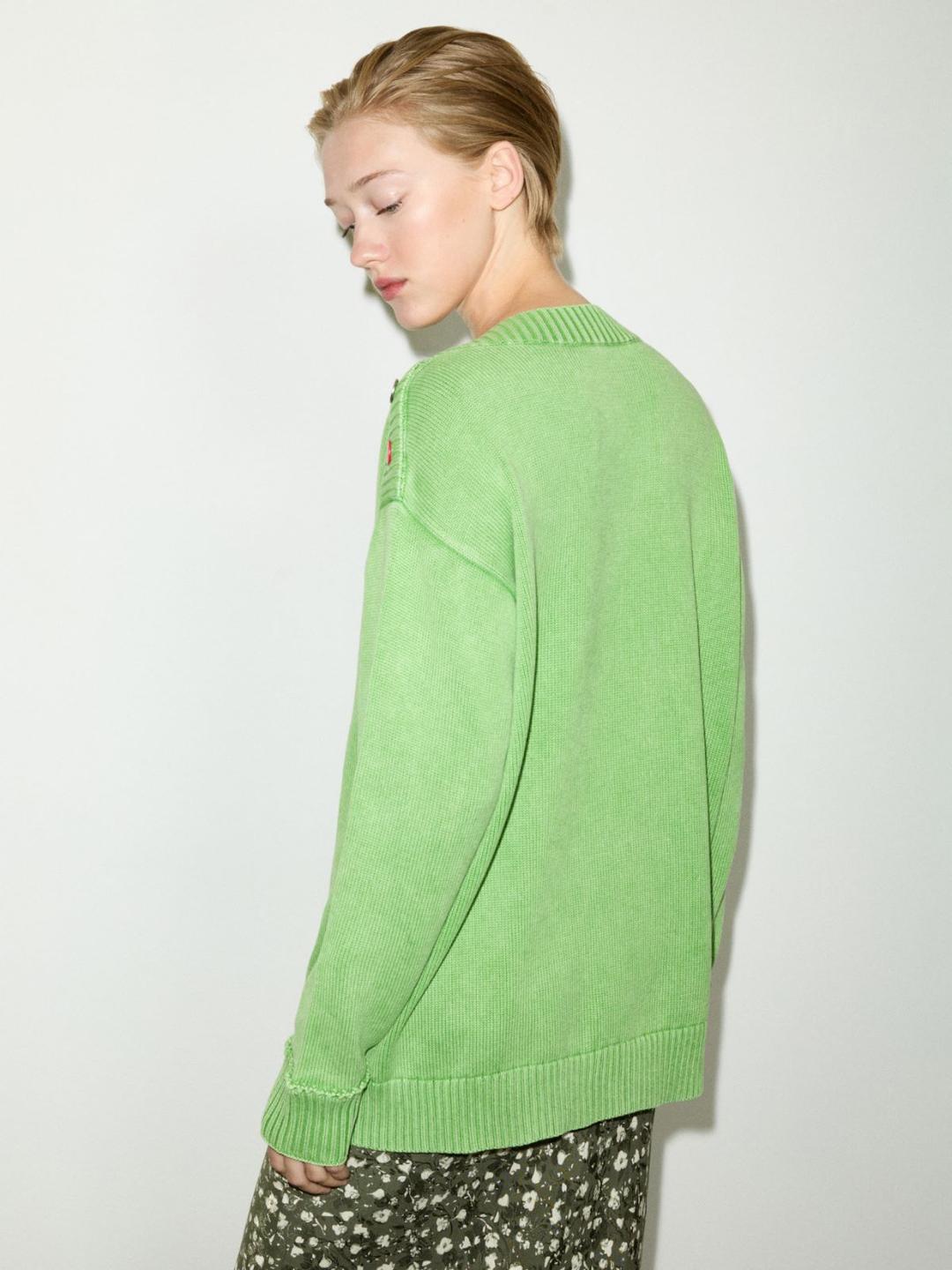 Pull in cotone stone washed | Max&Co Pull in cotone stone washed - vista alternativa - 5 | Max&Co