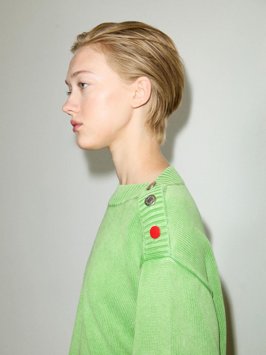 Pull in cotone stone washed | Max&Co Pull in cotone stone washed - vista alternativa - 5 | Max&Co