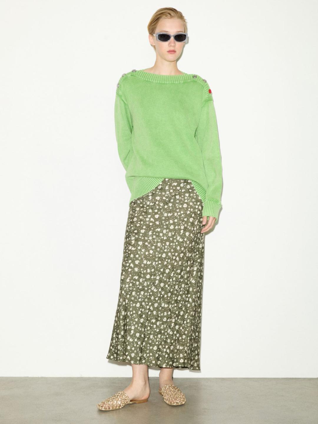 Pull in cotone stone washed | Max&Co Pull in cotone stone washed - vista alternativa - 5 | Max&Co