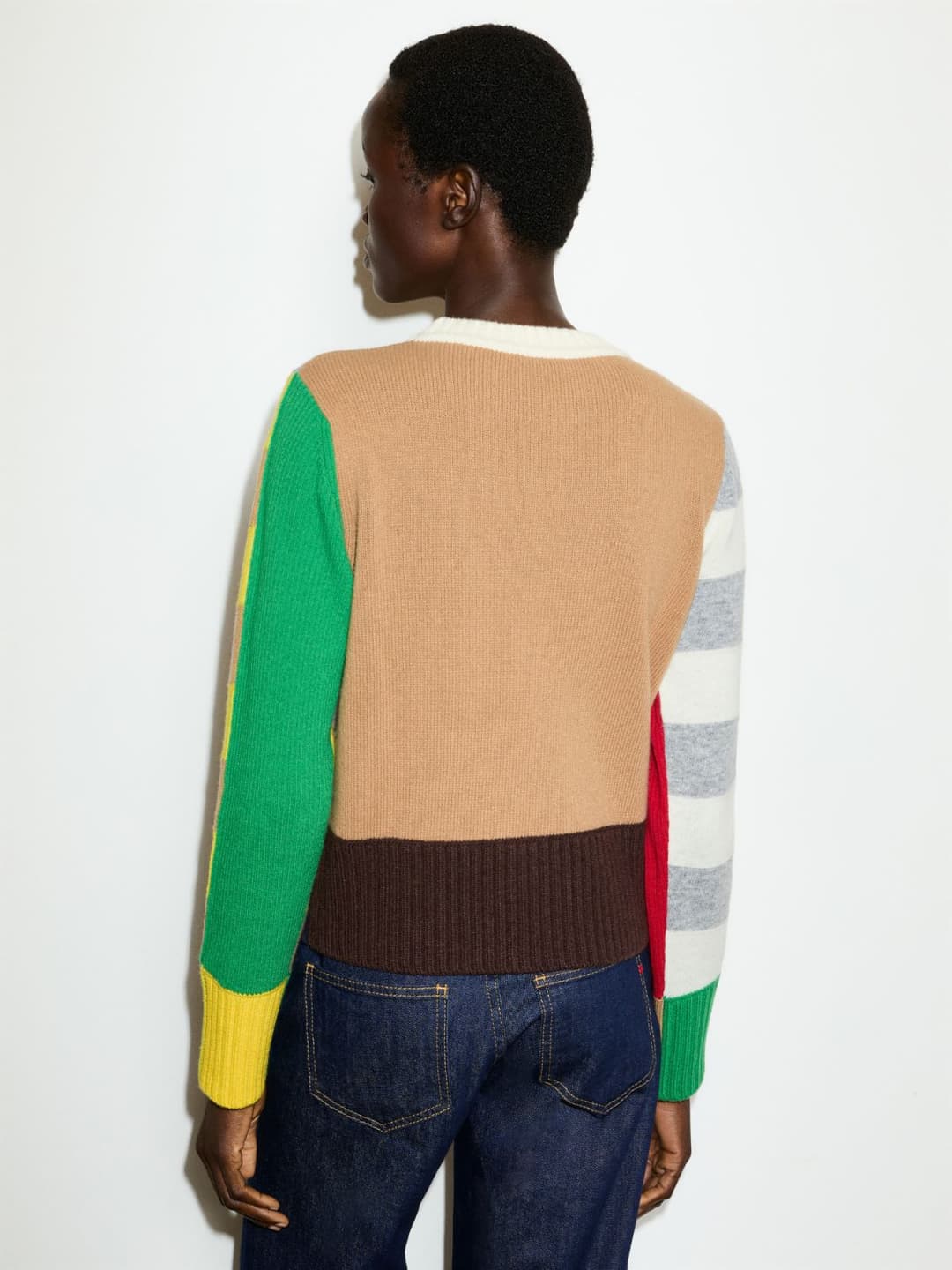 Maglia patchwork in pura lana | Max&Co Maglia patchwork in pura lana - vista alternativa - 7 | Max&Co