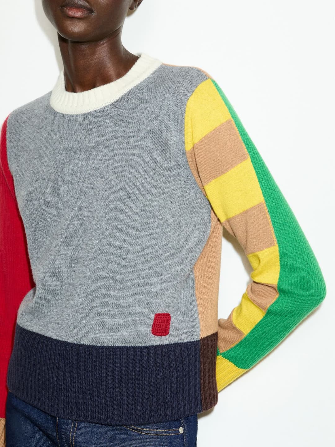 Maglia patchwork in pura lana | Max&Co Maglia patchwork in pura lana - vista alternativa - 7 | Max&Co