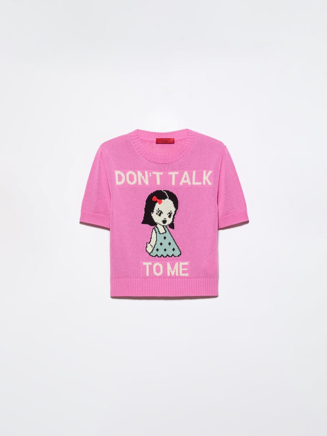 T-shirt in maglia jacquard | Max&Co T-shirt in maglia jacquard | Max&Co