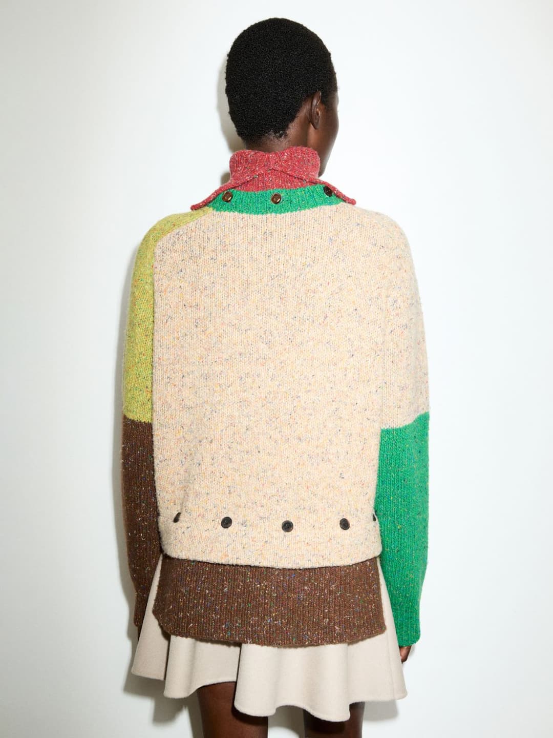 Dolcevita in pura lana tweed | Max&Co Dolcevita in pura lana tweed - vista alternativa - 23 | Max&Co