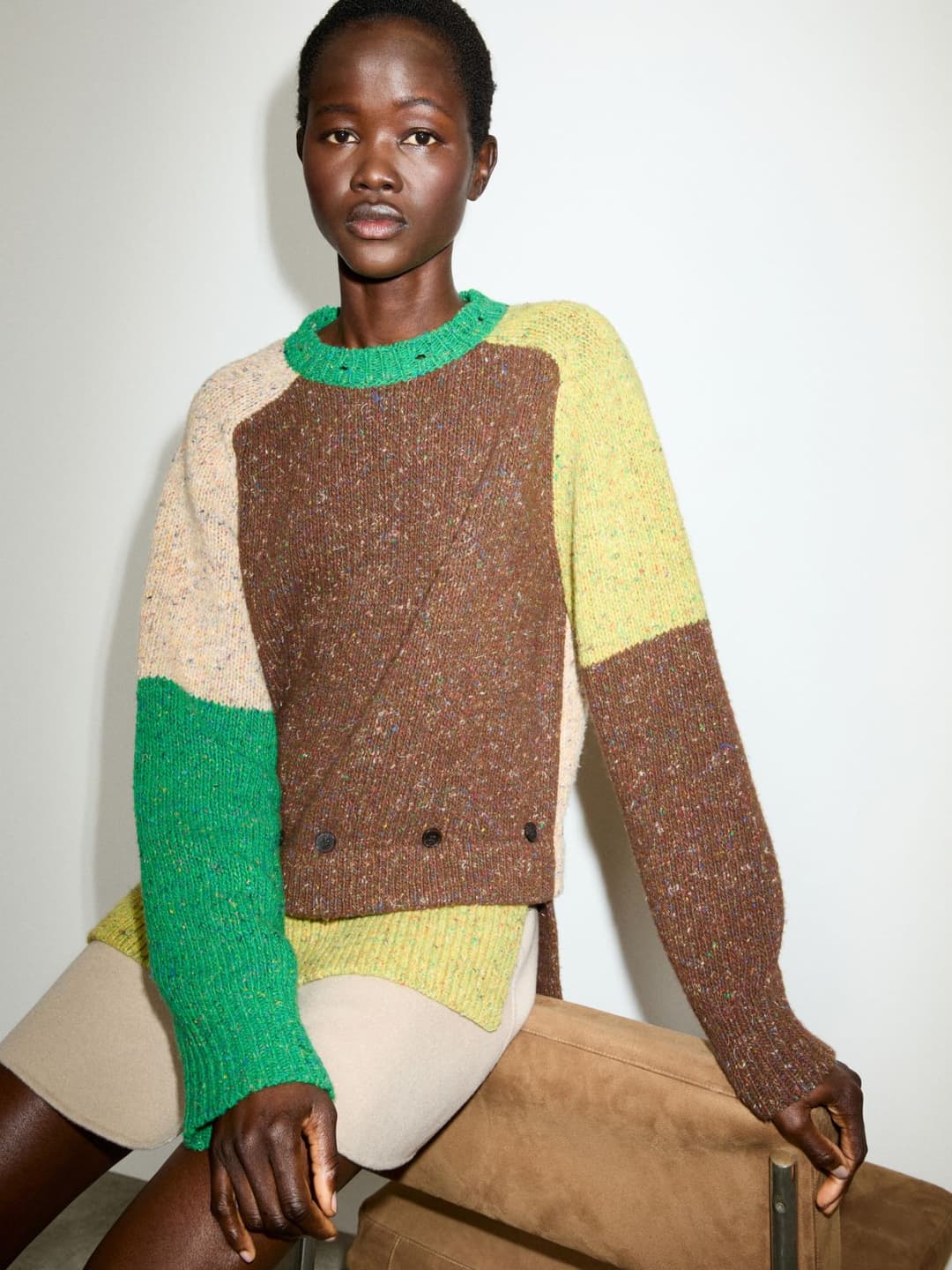 Dolcevita in pura lana tweed | Max&Co Dolcevita in pura lana tweed - vista alternativa - 23 | Max&Co