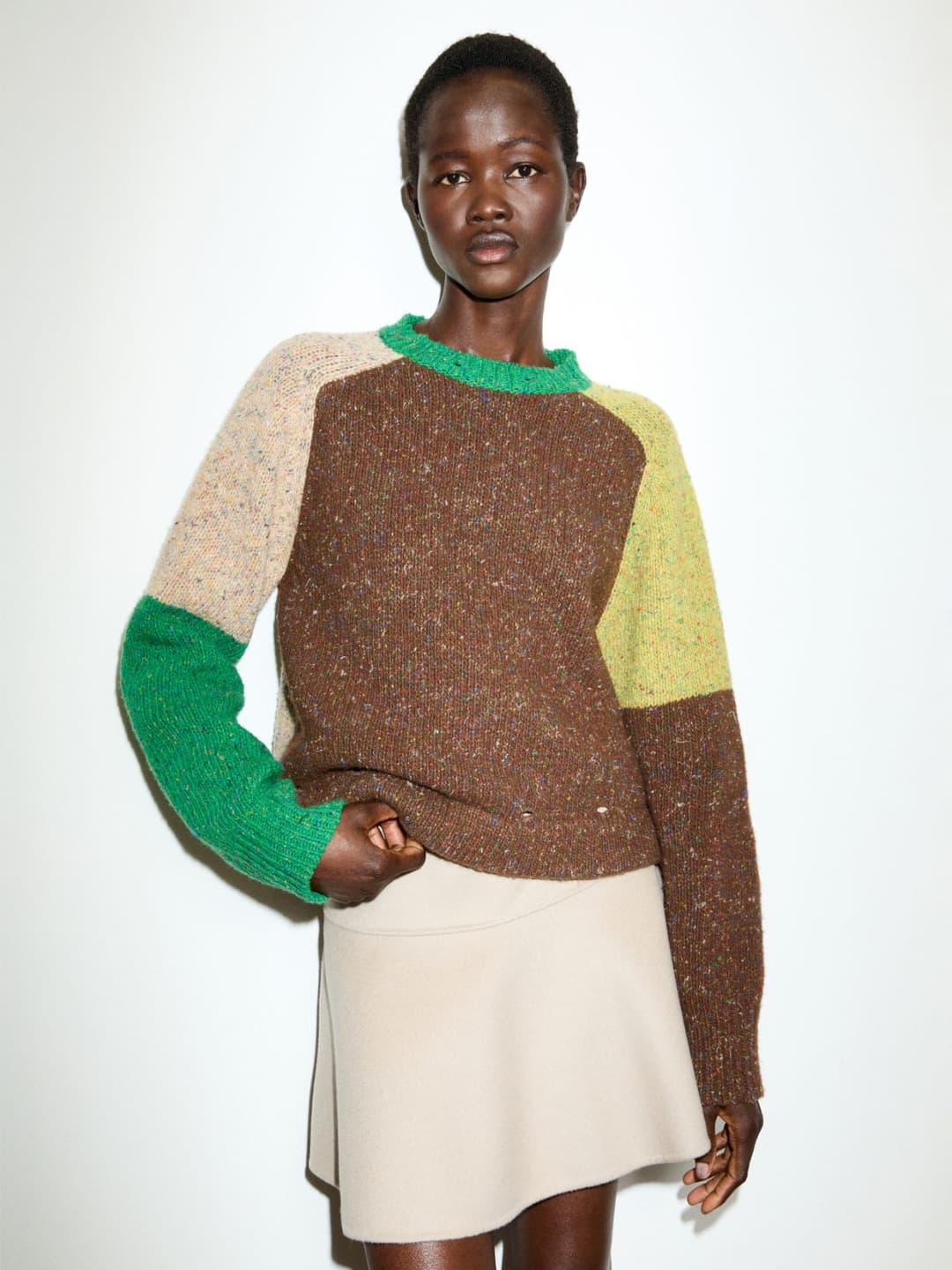 Dolcevita in pura lana tweed | Max&Co Dolcevita in pura lana tweed - vista alternativa - 23 | Max&Co