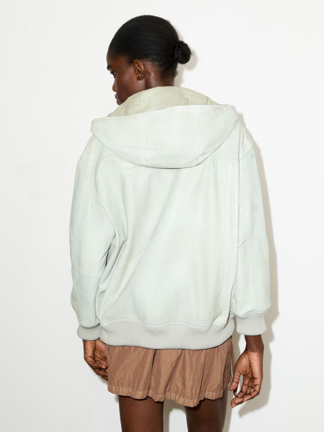 Giacca hoodie in nappa | Max&Co Giacca hoodie in nappa - vista alternativa - 7 | Max&Co