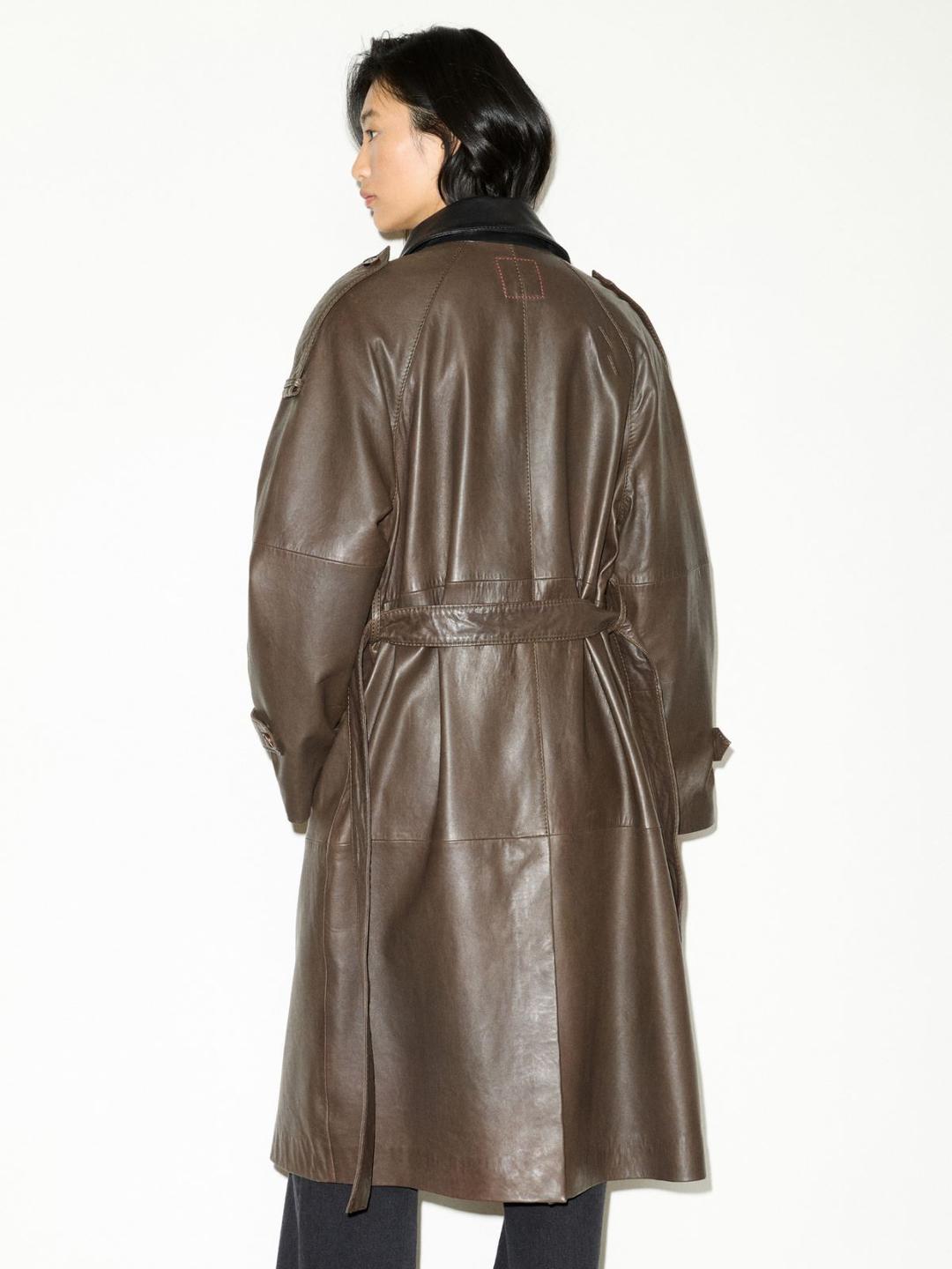Trench in pelle soft | Max&Co Trench in pelle soft - vista alternativa - 4 | Max&Co