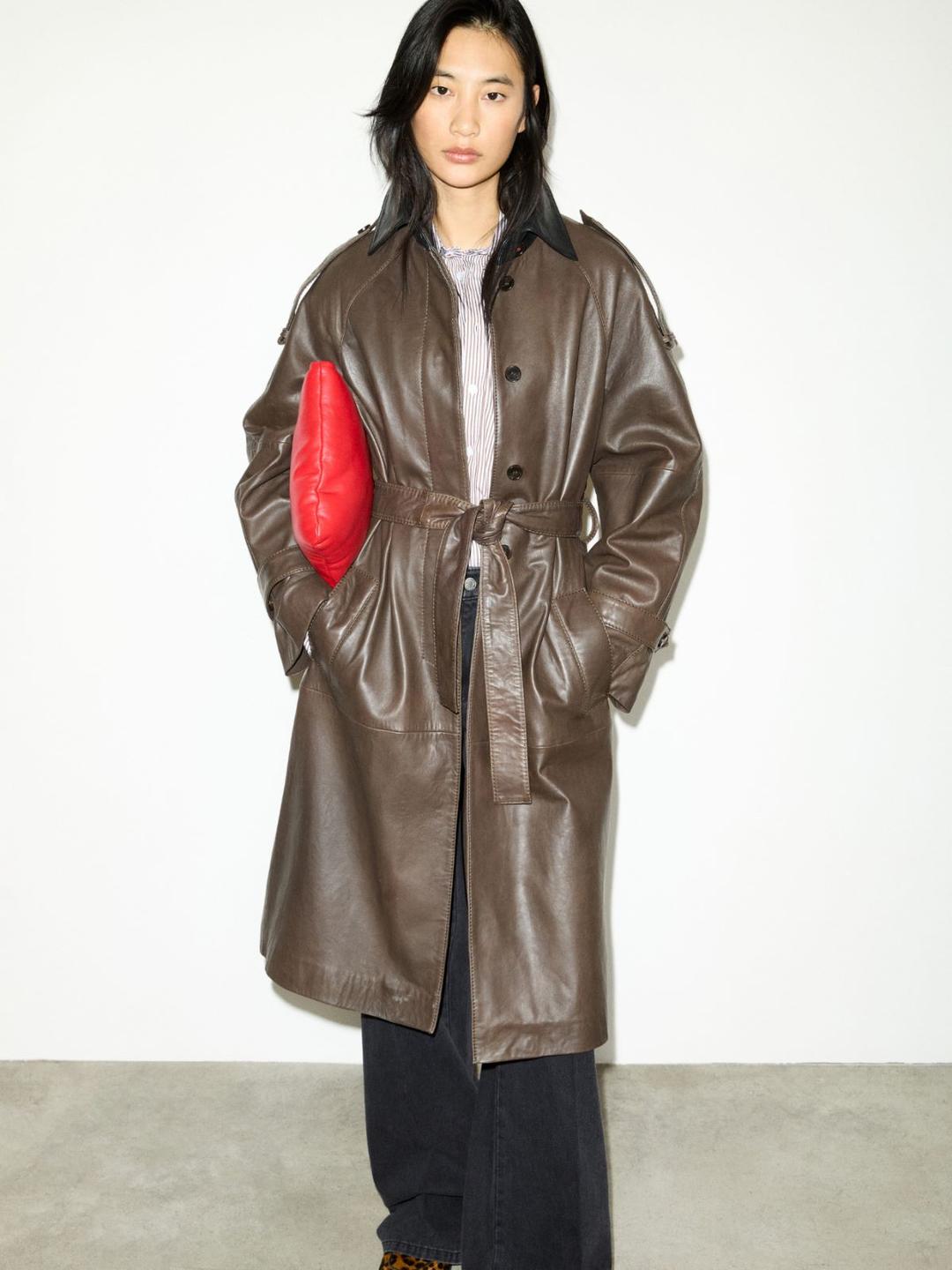 Trench in pelle soft | Max&Co Trench in pelle soft - vista alternativa - 4 | Max&Co