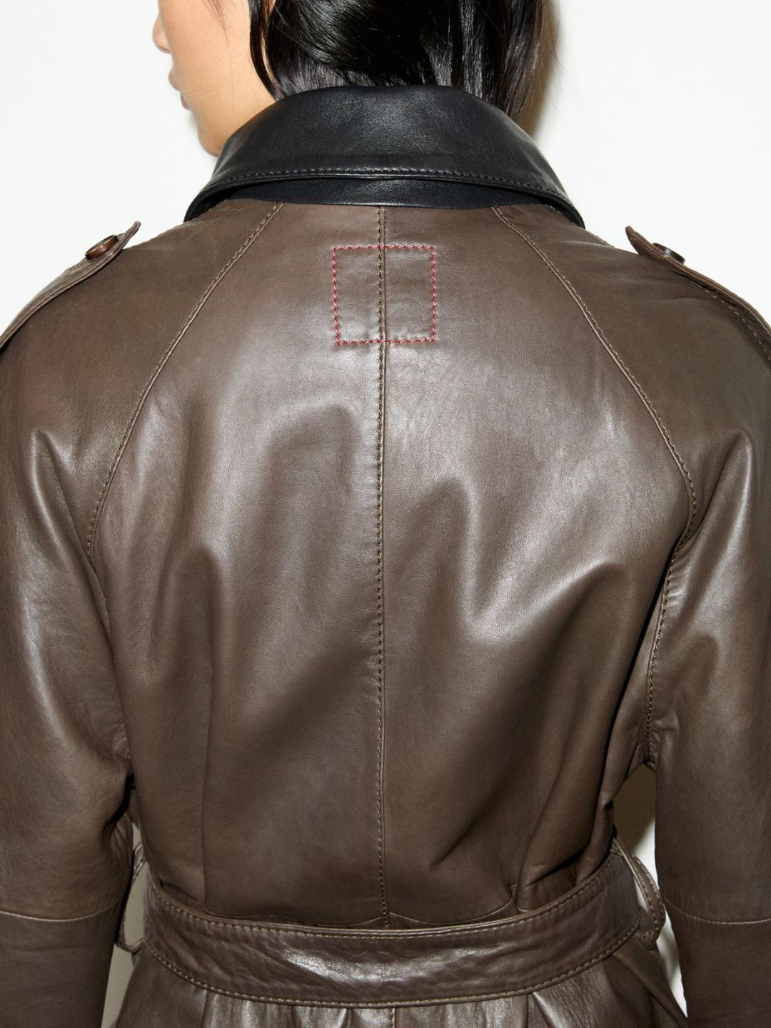 Trench in pelle soft | Max&Co Trench in pelle soft - vista alternativa - 4 | Max&Co