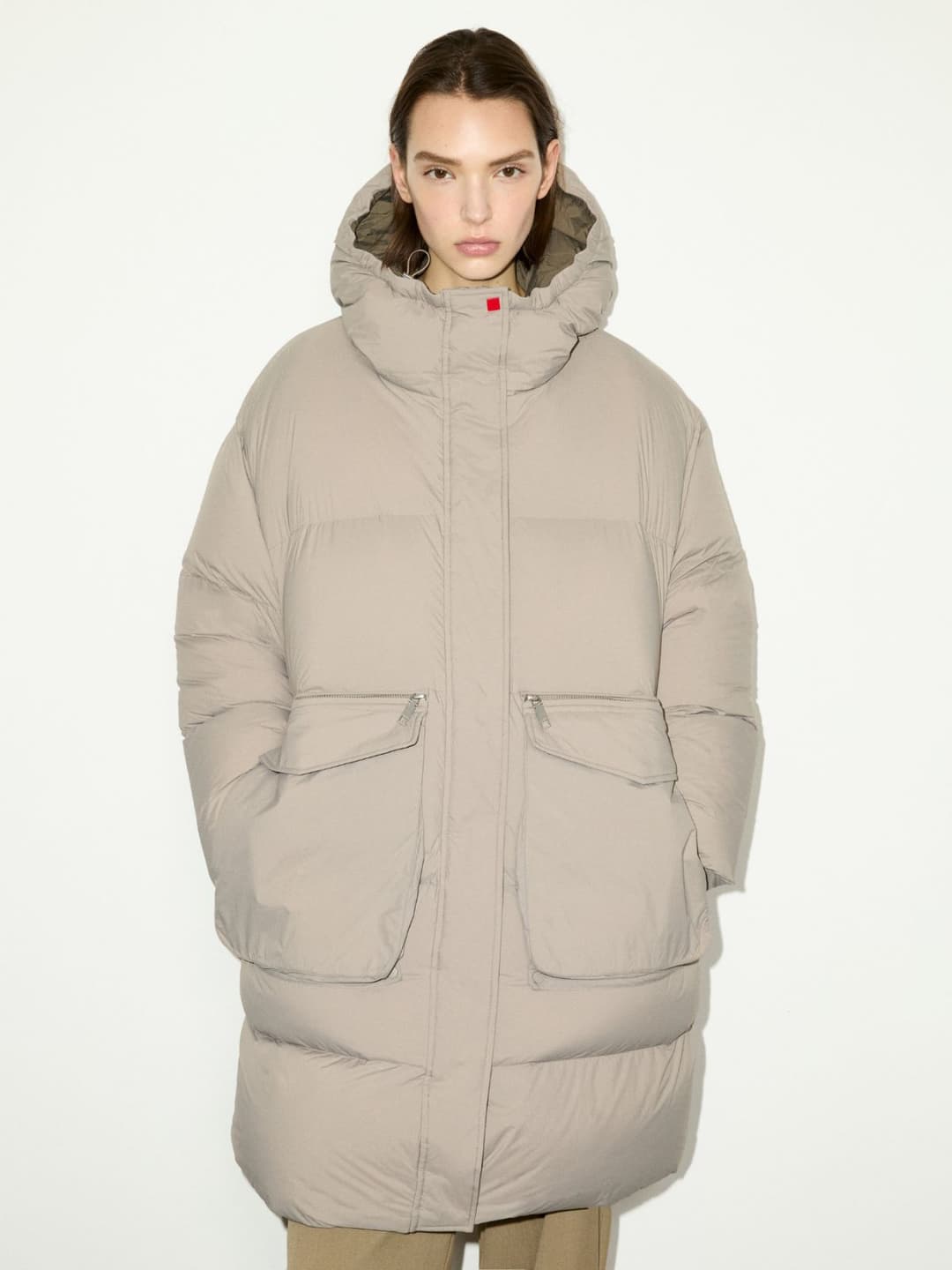 Piumino oversize con cappuccio | Max&Co Piumino oversize con cappuccio - vista alternativa - 1 | Max&Co